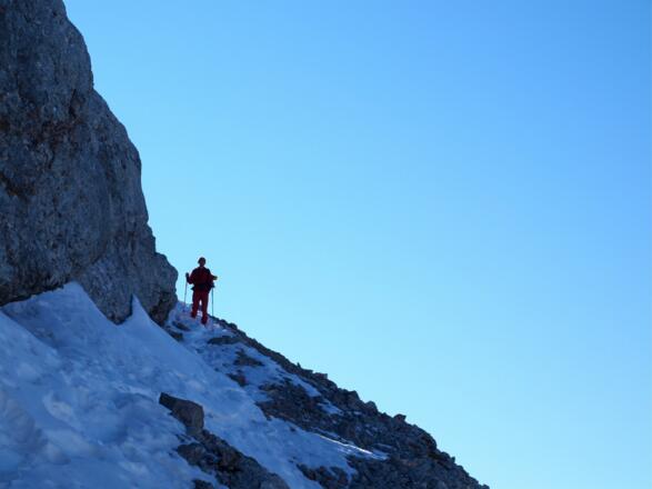 Abstieg zur Luegscharte