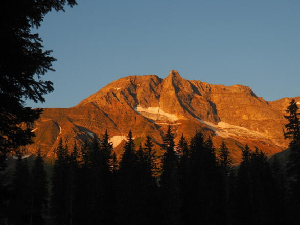 Sonnenaufgang am Sonnblick