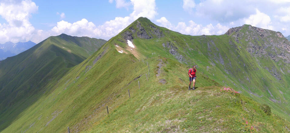 Abstieg vom Tristenwandkopf-Südgipfel