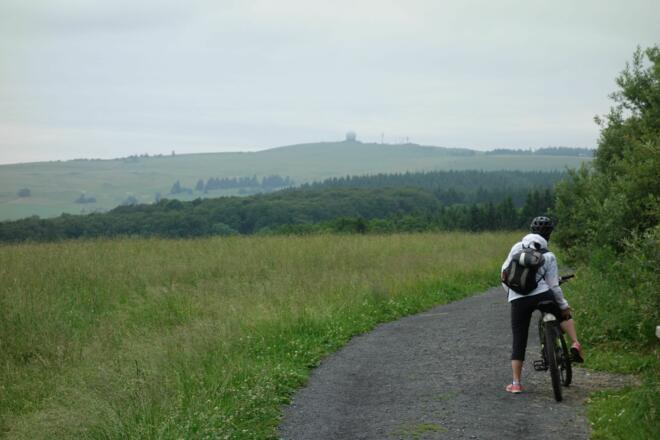 Auf dem Weg zur Wasserkuppe