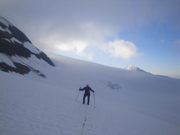 Unterwegs am Gletscher