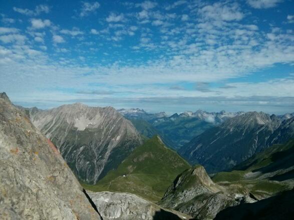 Blick Richtung Memminger Hütte