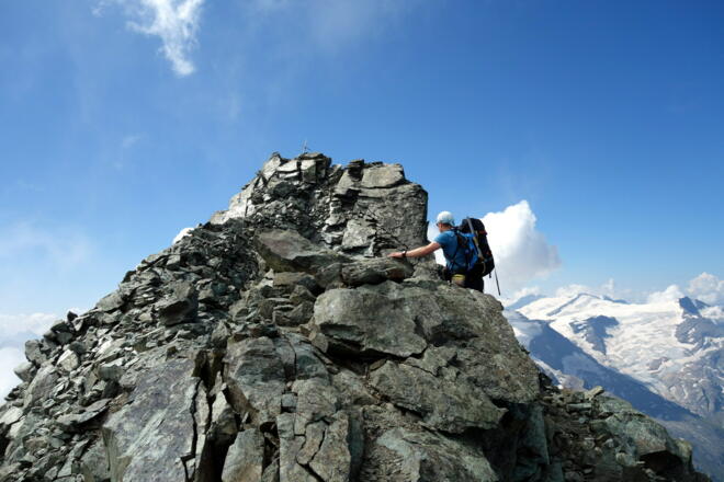 Einfaches Kreuz, Hoher Tenn 3368m