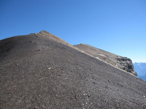 Rücken unterhalb Patrolscharte