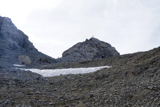 Kurz vor dem Gipfel der Wasenspitze
