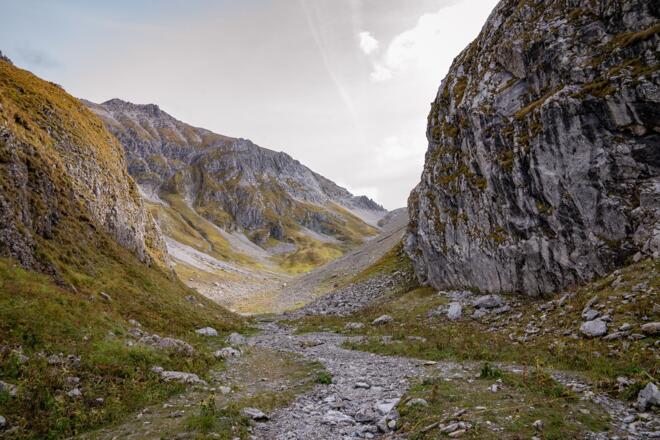 Die Eng&#039; (7): An dieser Stelle ist der Taleinschnitt am schmalsten.