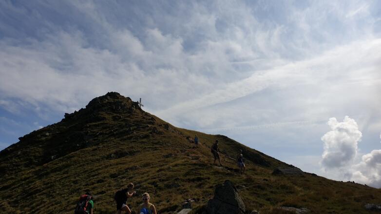 Abstieg Richtung Schafmarebenkogel
