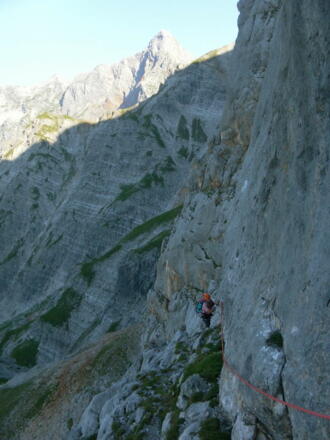 erstes Band mit Blick zur Schönfeldspitze