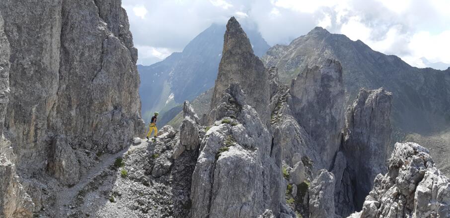 Immer wieder kurze Gehpassagen