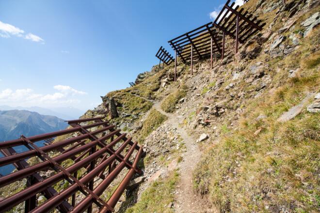 Etwas weiter hinauf und man steht auf dem Grat