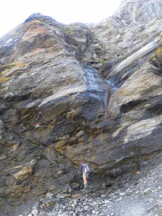 Wasserfallpassage am Venediger Höhenweg