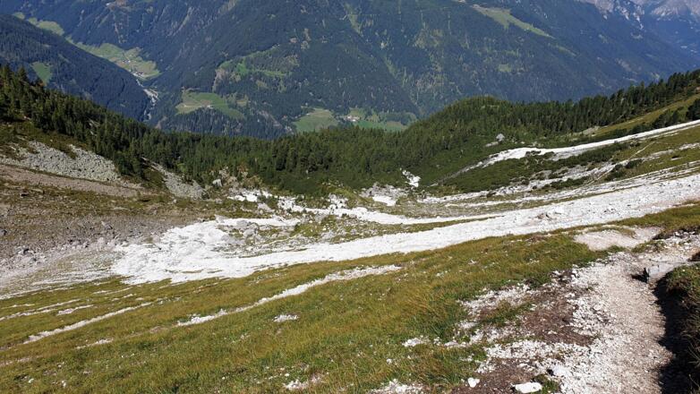 Abstieg zur Autenalm