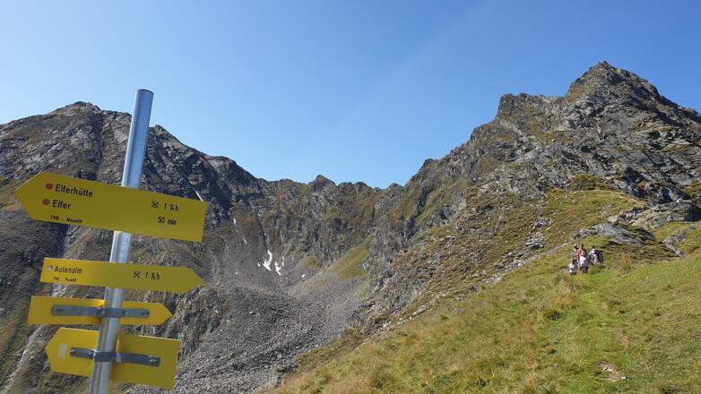 Im Zwölfernieder. Weiter Richtung Autenalm