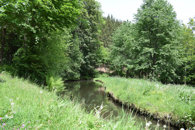 Wasserspeicher für das Wasserrad