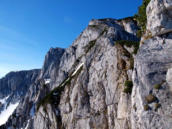 Der NO-Grat am Weg zum Hohen Nock