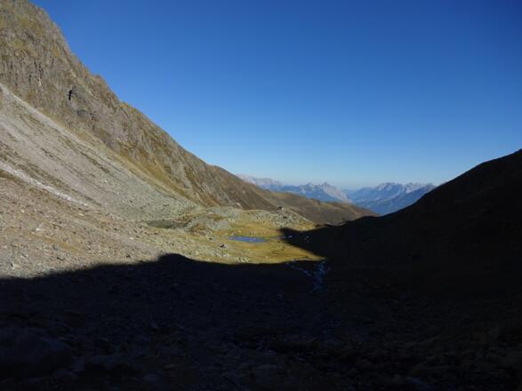 Blick zurück zum schönen Boden