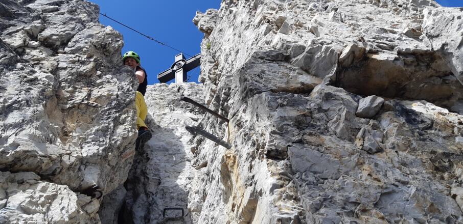 Gleich am ersten Gipfel
