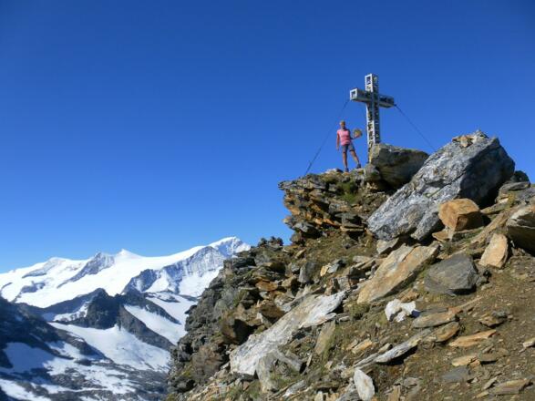 Larmkogelgipfel vor Venediger Eisriesen