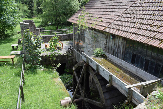 Die Schmiede mit Wasserrad