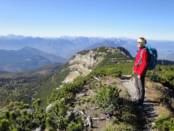 Nur mehr wenige Meter bis zum Gipfel