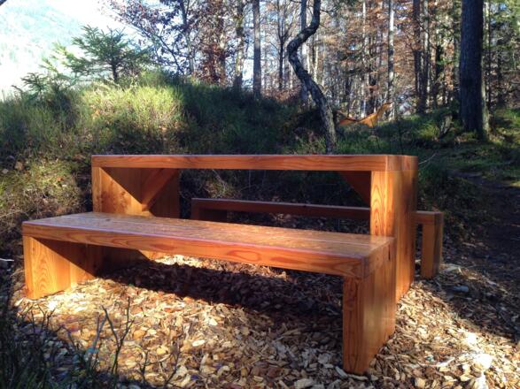 Rastplatz am Wegrand