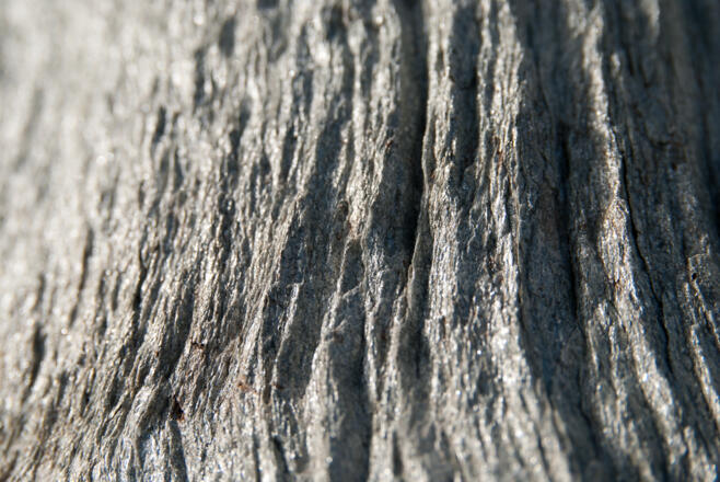 Papierstapel aus Gneis oberhalb des Peischlachbaches