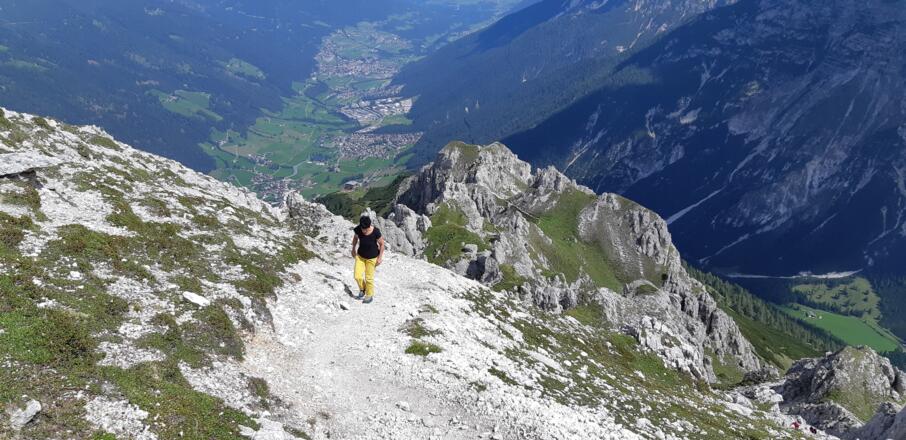 Rückblick im Zustieg