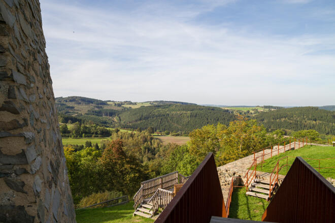 Auf der Burgruine Lichtenberg