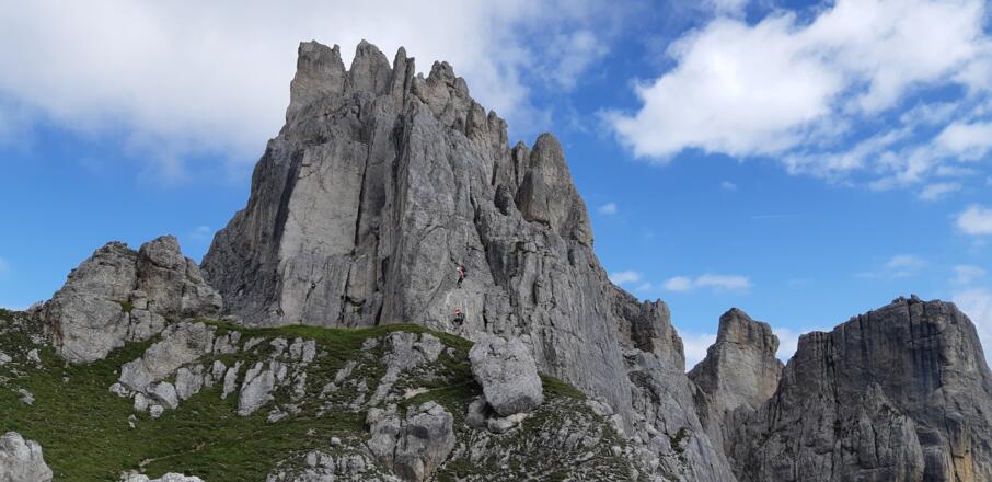 Die unzähligen Türmchen des Elfermassivs