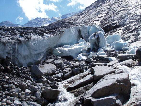 Gletschertor am Hornkees 2005