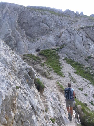 Westflanke der Reither Spitze