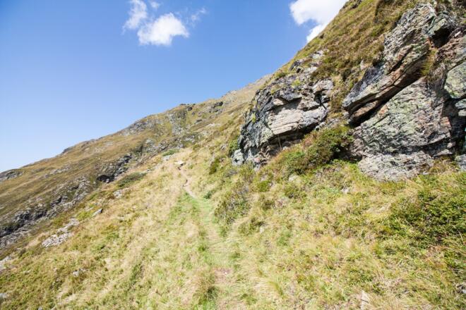 Wir folgen stets dem Wanderweg
