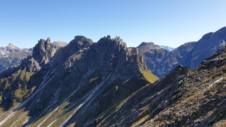 Das Elfermassiv immer im Blick