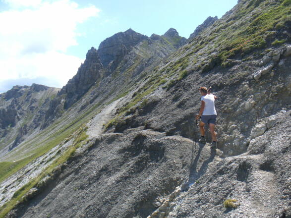 Nordwestgrat zur Peilspitze