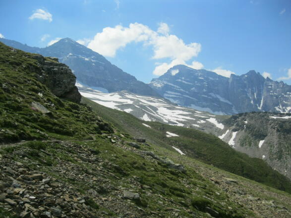 Der Fußstein kommt in Sicht