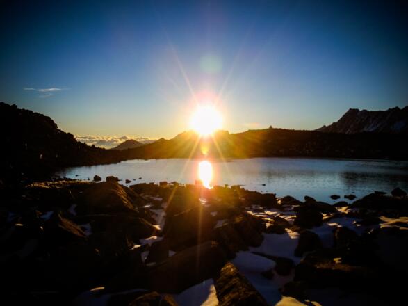 Sonnenaufgang am Rinnensee