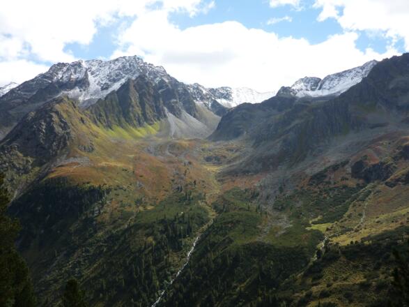 Ausblick vom Weg aus