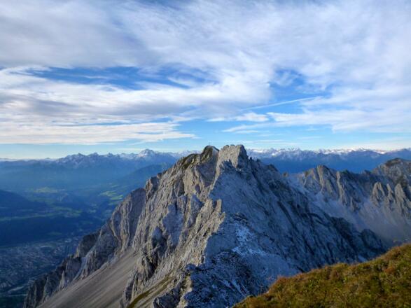 Blick auf die Mannlspitze