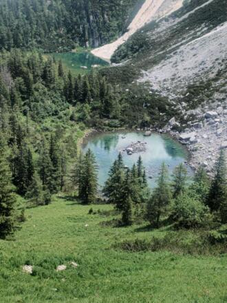 Die versteckt gelegenen Feichtauseen von oben