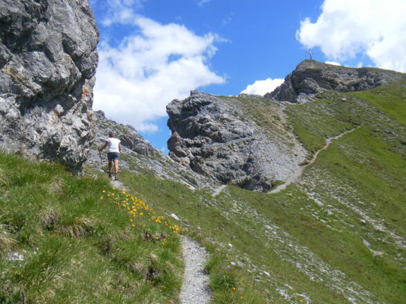 Verbindung zum Gipfelstock