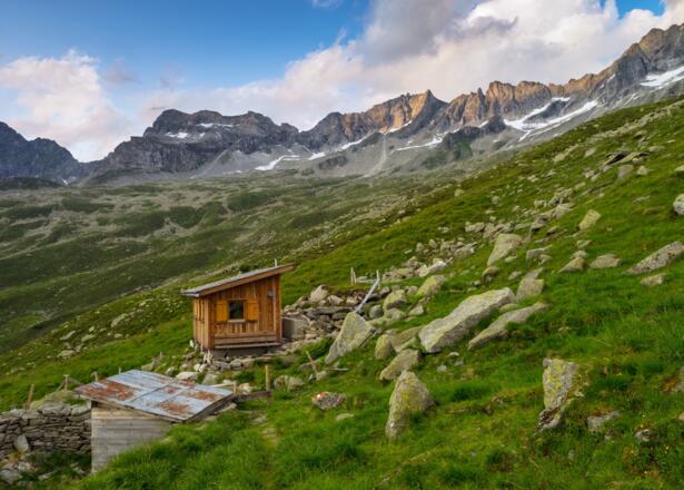 Notbiwak auf dem Höhenweg
