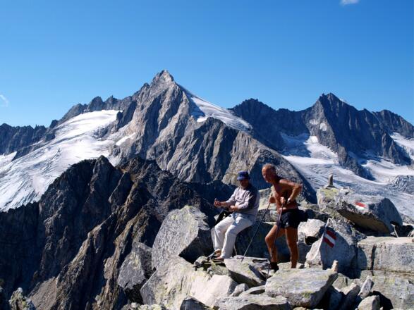 Am  Roßkopf 2845 m mit Reichenspitze