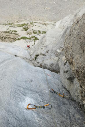 Route 3, Machs mit, 3. Seillänge von oben