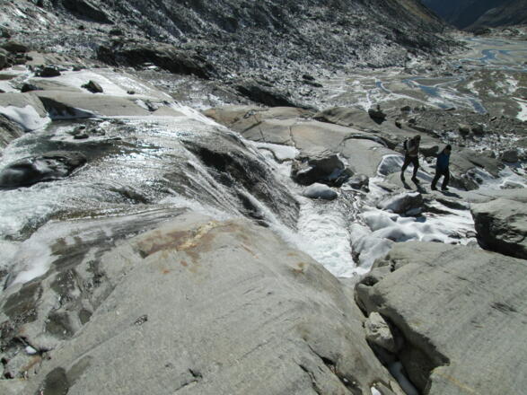 Aufstieg zum Umbalgletscher