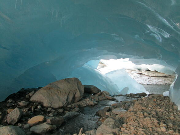 Blick in den Gletscher