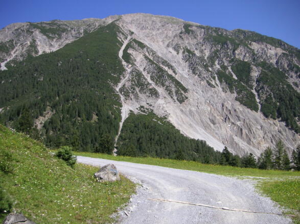 Forststrasse zur Alfuzalm