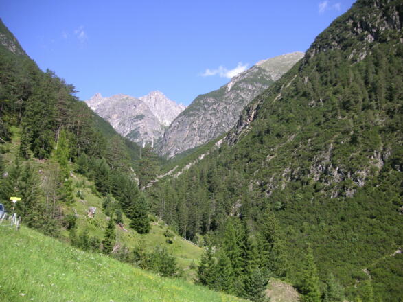 Blick Richtung Steinseehütte