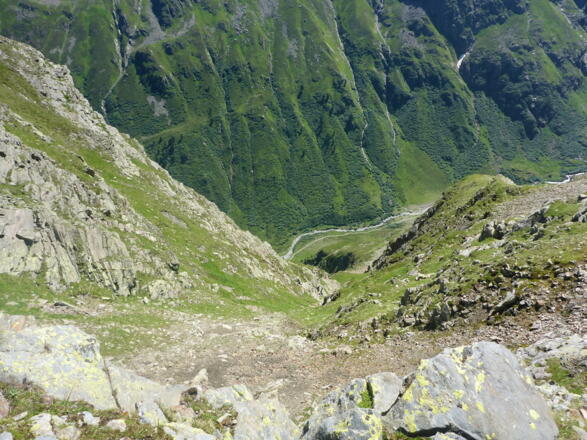 Tiefblick ins Fasultal