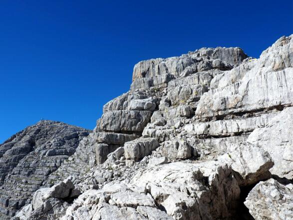 Sicherung Kletterseil um 2250m (gelb markiert)