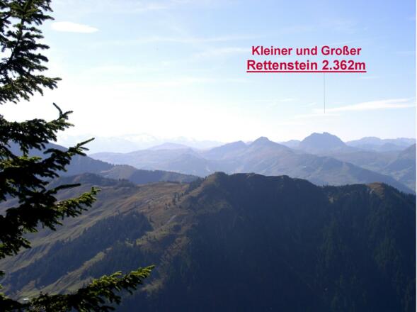 Blick zum Kl. und Gr. Rettenstein